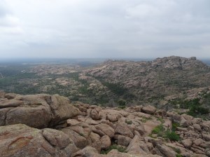 View of wilderness area from the top of Elk Mountain
