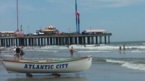 Life Guard's Boat @ Atlantic City Beach 