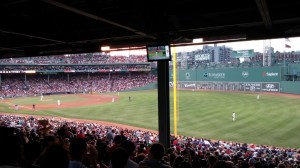 Fenway Park - Boston Red Sox lost to the Chicago Cubs 2-1