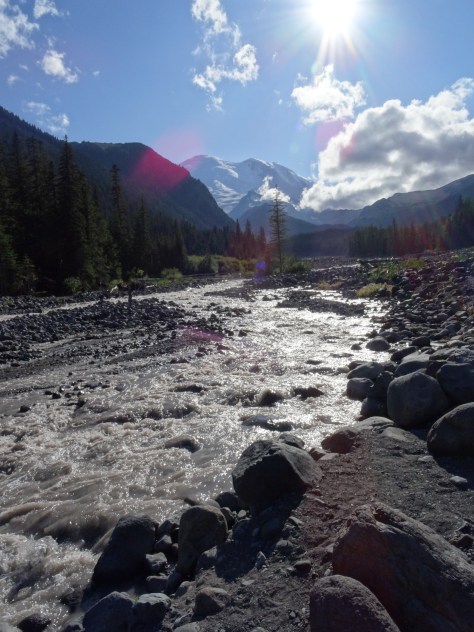 White River from campground