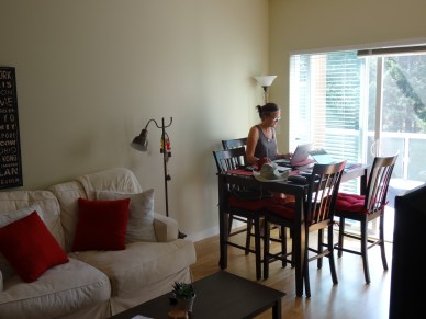 Catch up time at Victoria Abnb