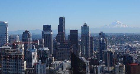 Seattle Skyline and Rainier