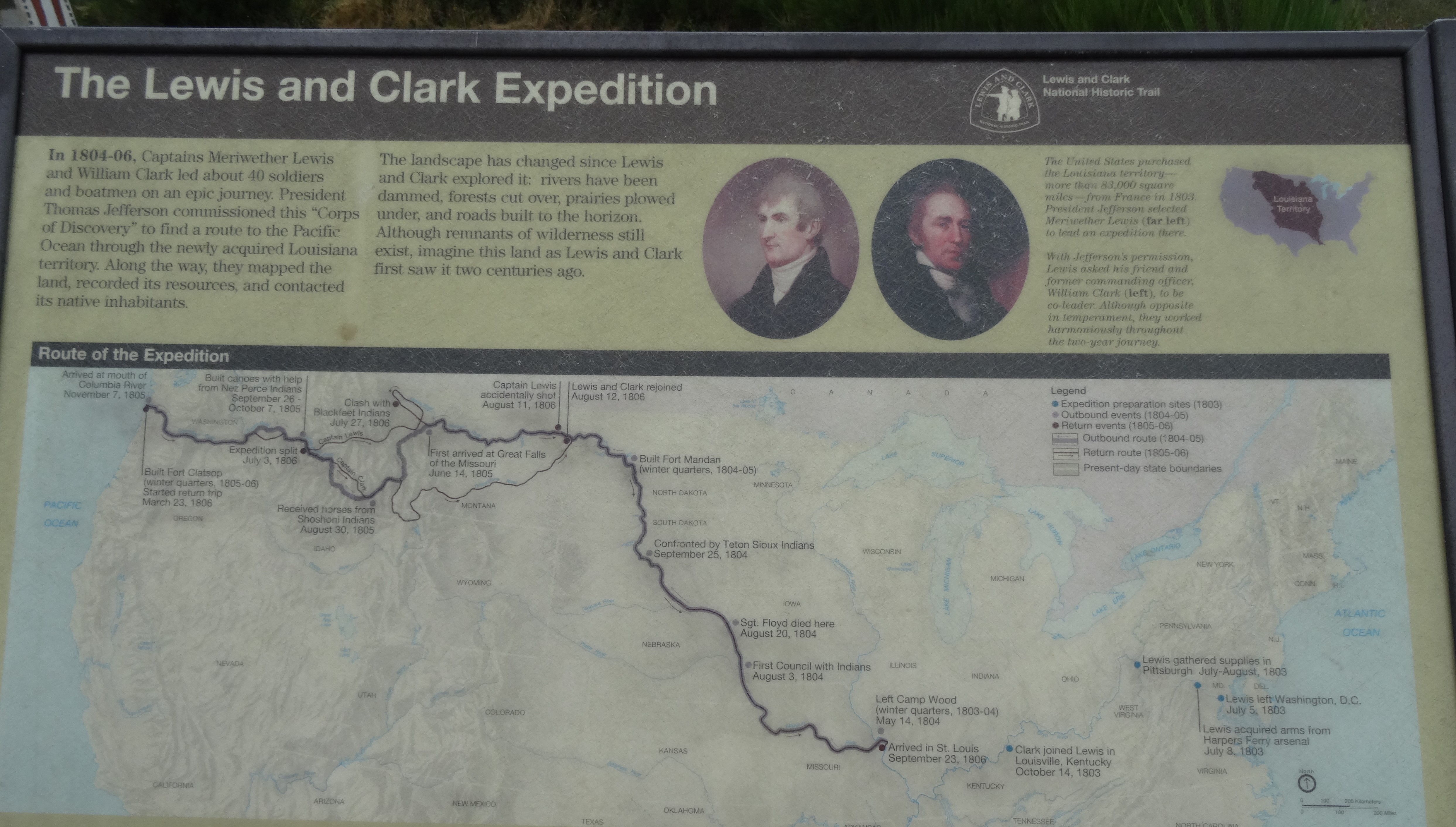Lewis & Clark Routes