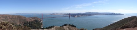 View of Golden Gate and San Francisco from Conzelman Rd