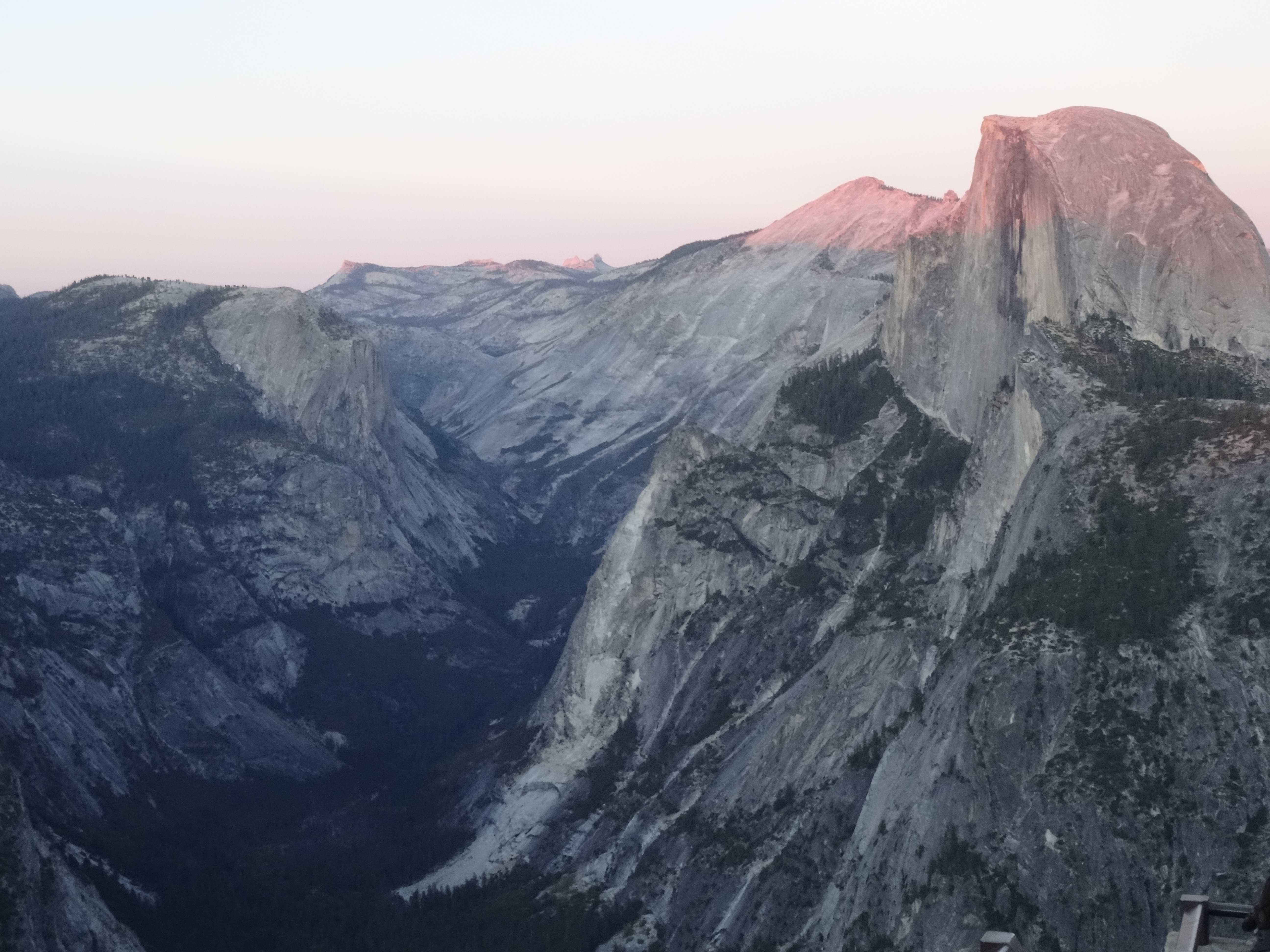 17 Yosemite Valley from Glacier Point at Sunset